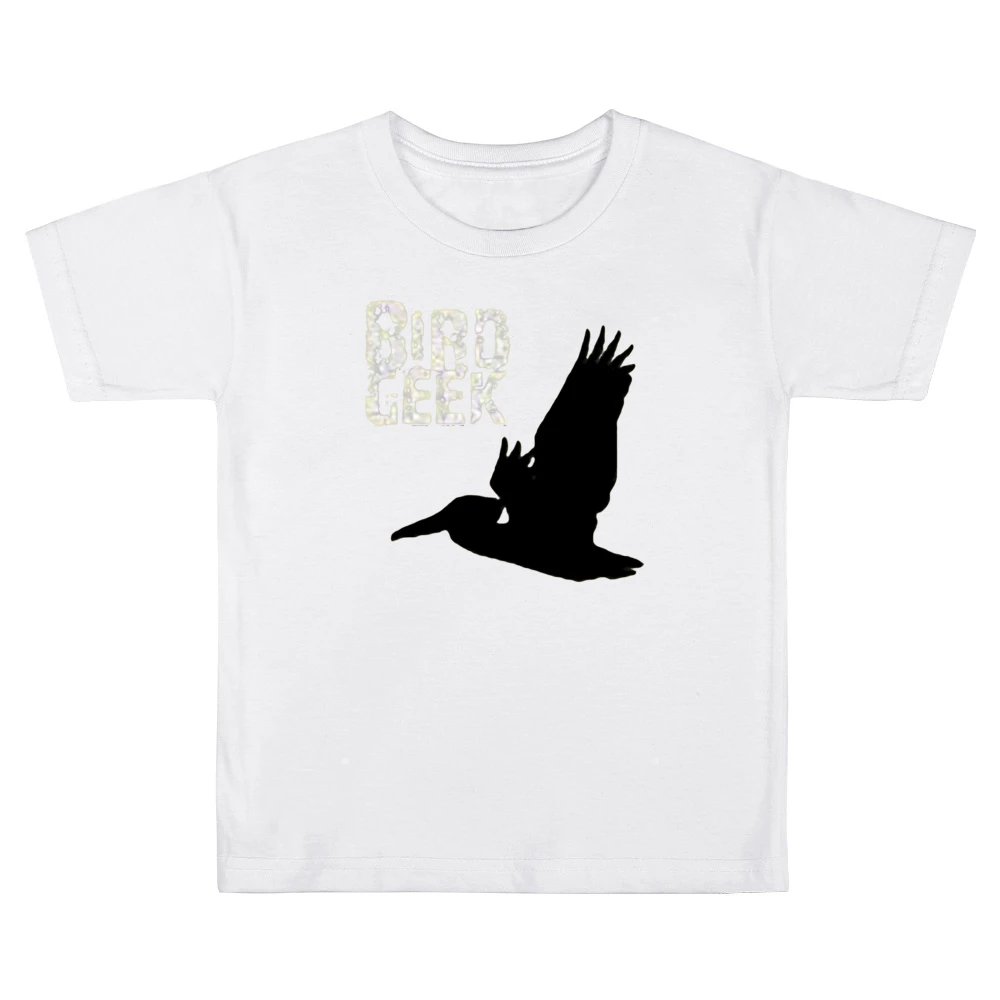 The flying geek bird Kids Boys Girls T-Shirt
