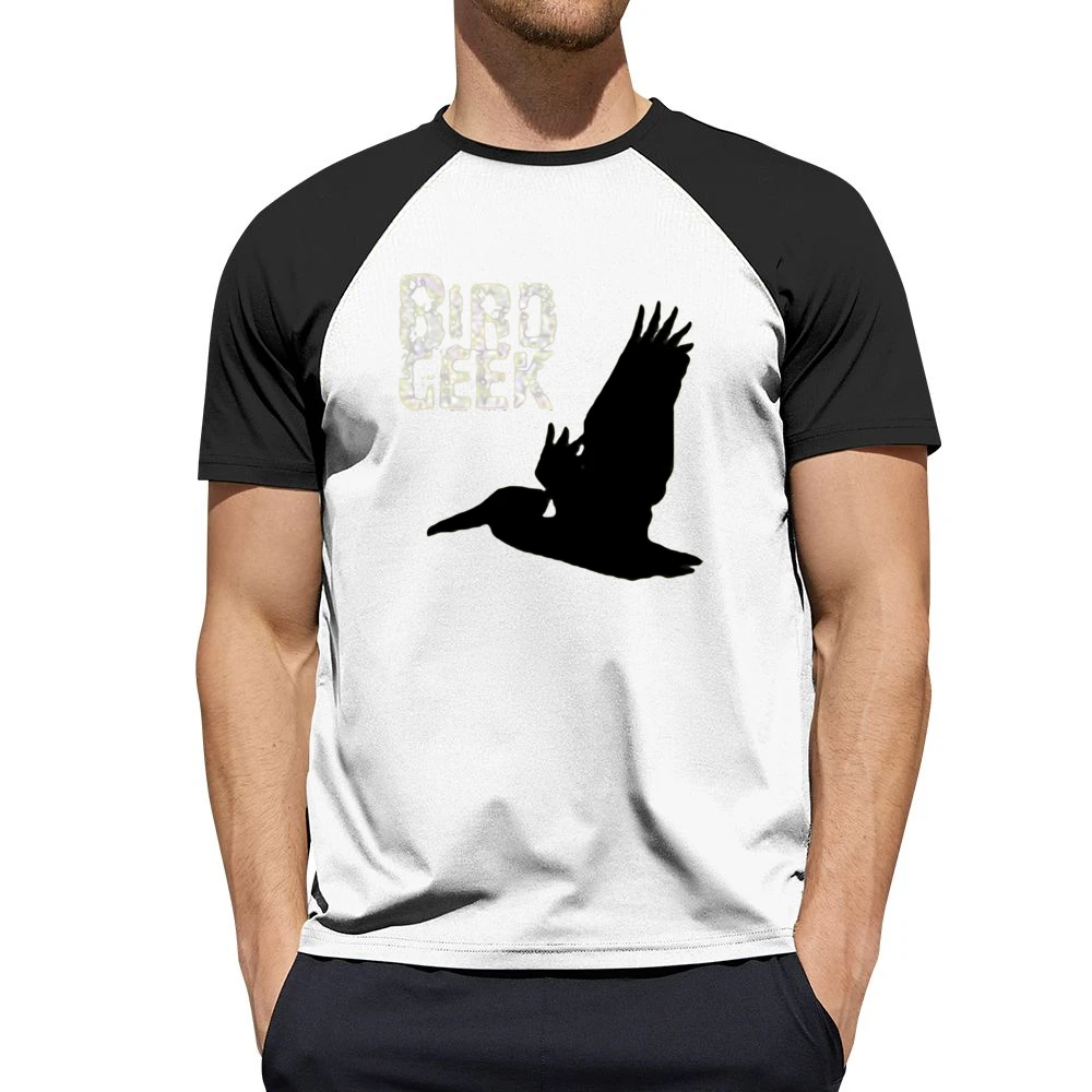 The flying geek bird Men Short Sleeve T-Shirt