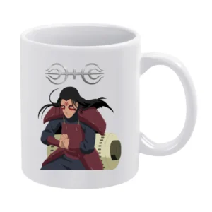 The god of shinobi Hashirama Senju naruto anime manga White Mug