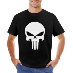 The punisher skull Asian Size Men T-Shirt