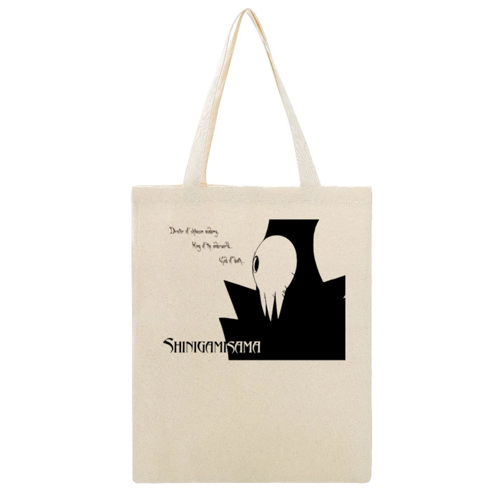 The shinigami soul eater manga Beige Canvas Tote Shopping Bag