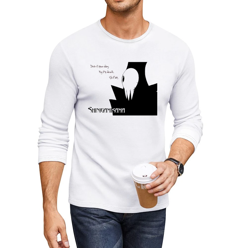 The shinigami soul eater manga Men CrewNeck Long Sleeve T-Shirt