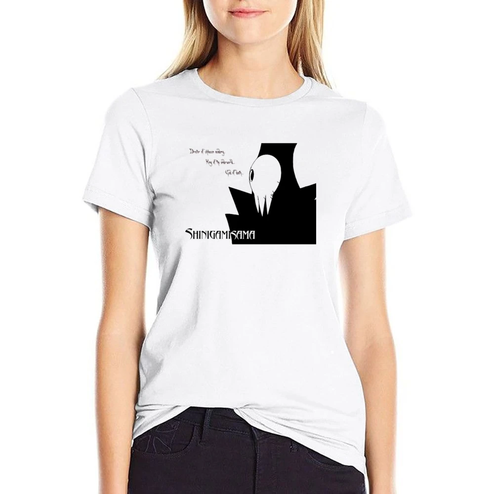 The shinigami soul eater manga US Size Women Ladies T-shirt