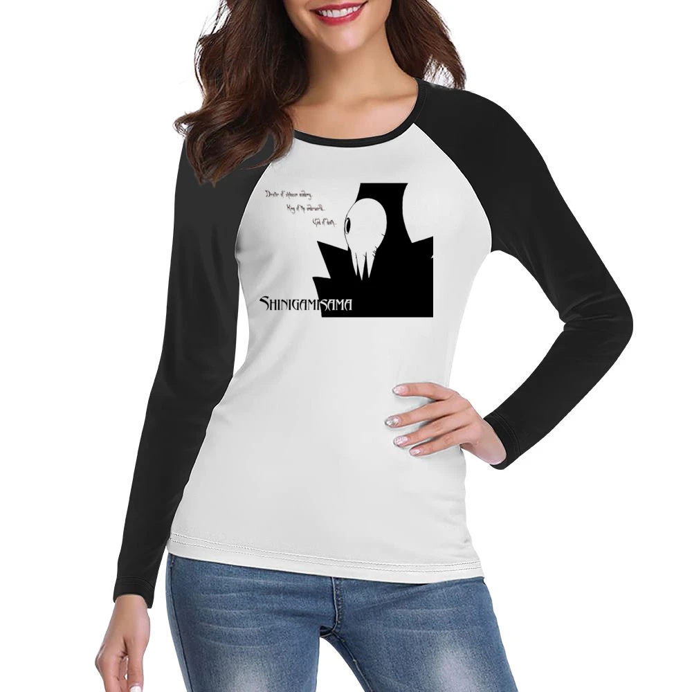 The shinigami soul eater manga Women Ladies Long Sleeve T-Shirt