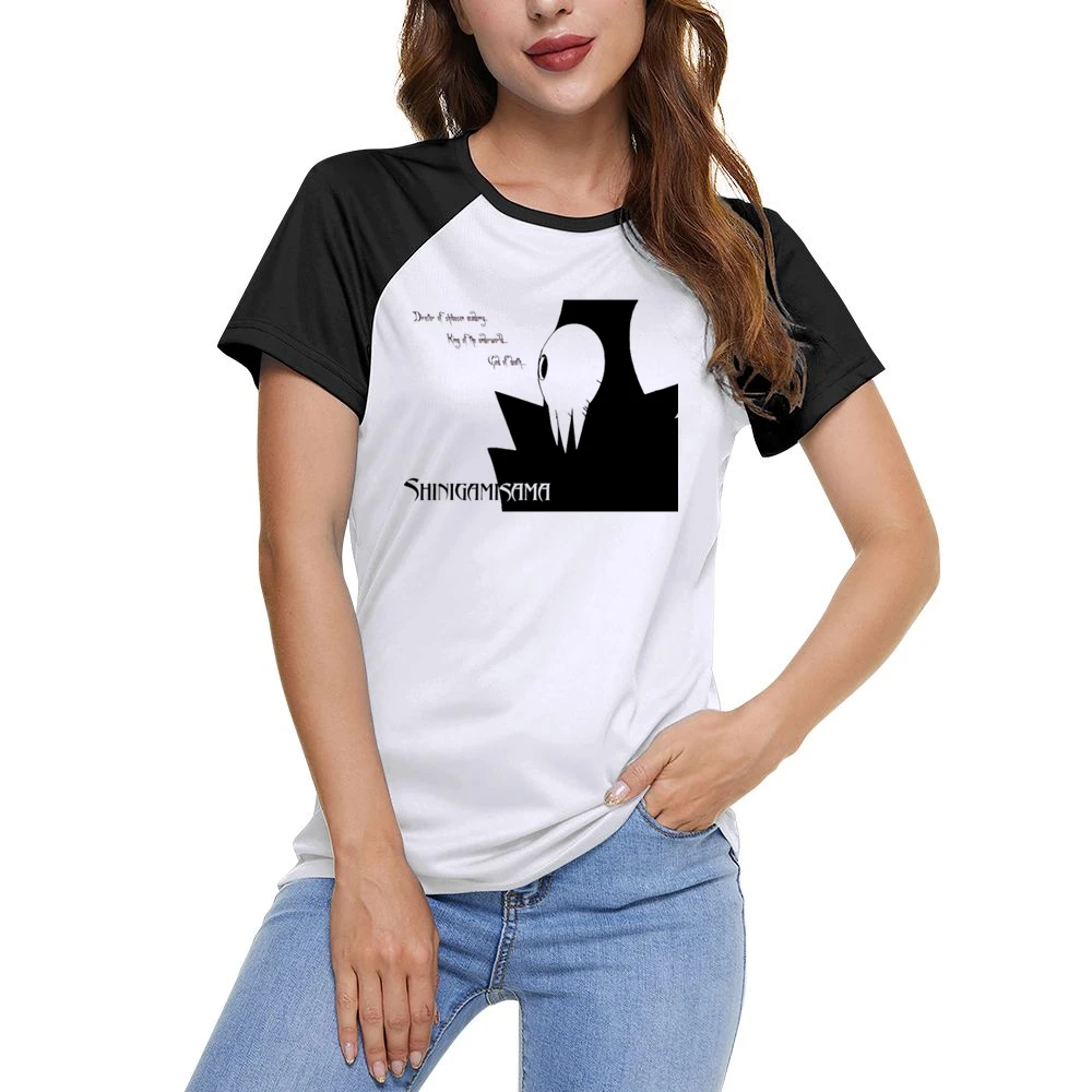 The shinigami soul eater manga Women Ladies Short Sleeve T-Shirt