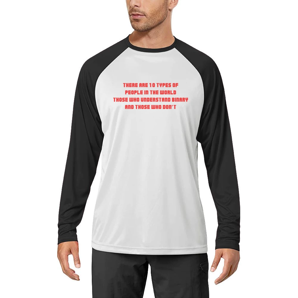 There are ten/two types of people inthe world who knows binary and don Men Long Sleeve T-Shirt