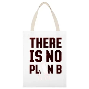 There is no plan B the A team movie White Canvas Tote Shopping Bag