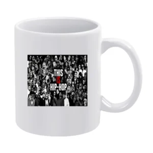 This Is Hip Hop Tshirt (all colors and styles available) White Mug