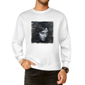 Throbbing Gristle Greatest Hits Album Cover Distressed Image European Size Pullover Sweater