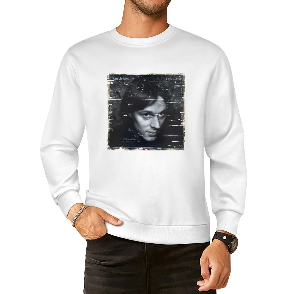 Throbbing Gristle Greatest Hits Album Cover Distressed Image European Size Pullover Sweater