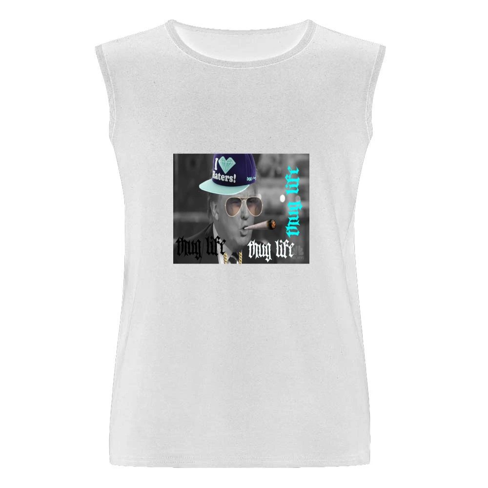Thug Life Trump Tshirt (all Colors And Styles Available) Men Sleeveless T-Shirt