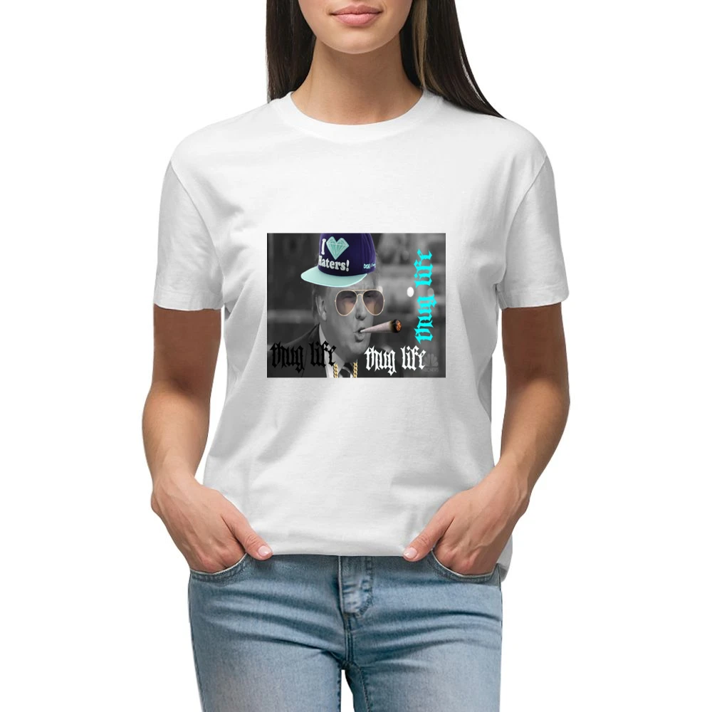 Thug Life Trump Tshirt (all Colors And Styles Available) Premium Women Ladies T-shirt