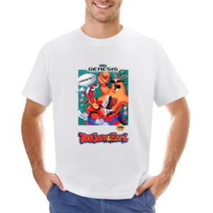 Toejam And Earl Sega Genesis Old School Retro Video Game Fan Distresse Asian Size Men T-Shirt