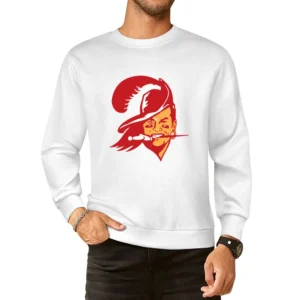 Tom Brady Buccaneer Face Tampa Bay Football Fan White European Size Pullover Sweater