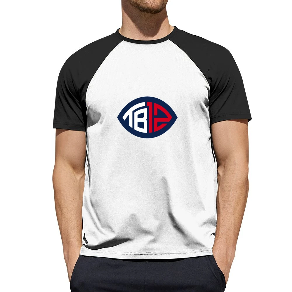 Tom Brady Patriots white Tshirt Men Short Sleeve T-Shirt