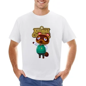 Tom Nook From Animal Crossing Nintendo Video Game Fan Asian Size Men T-Shirt