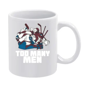 Too Many Men Nazem Kadri Parade White Mug