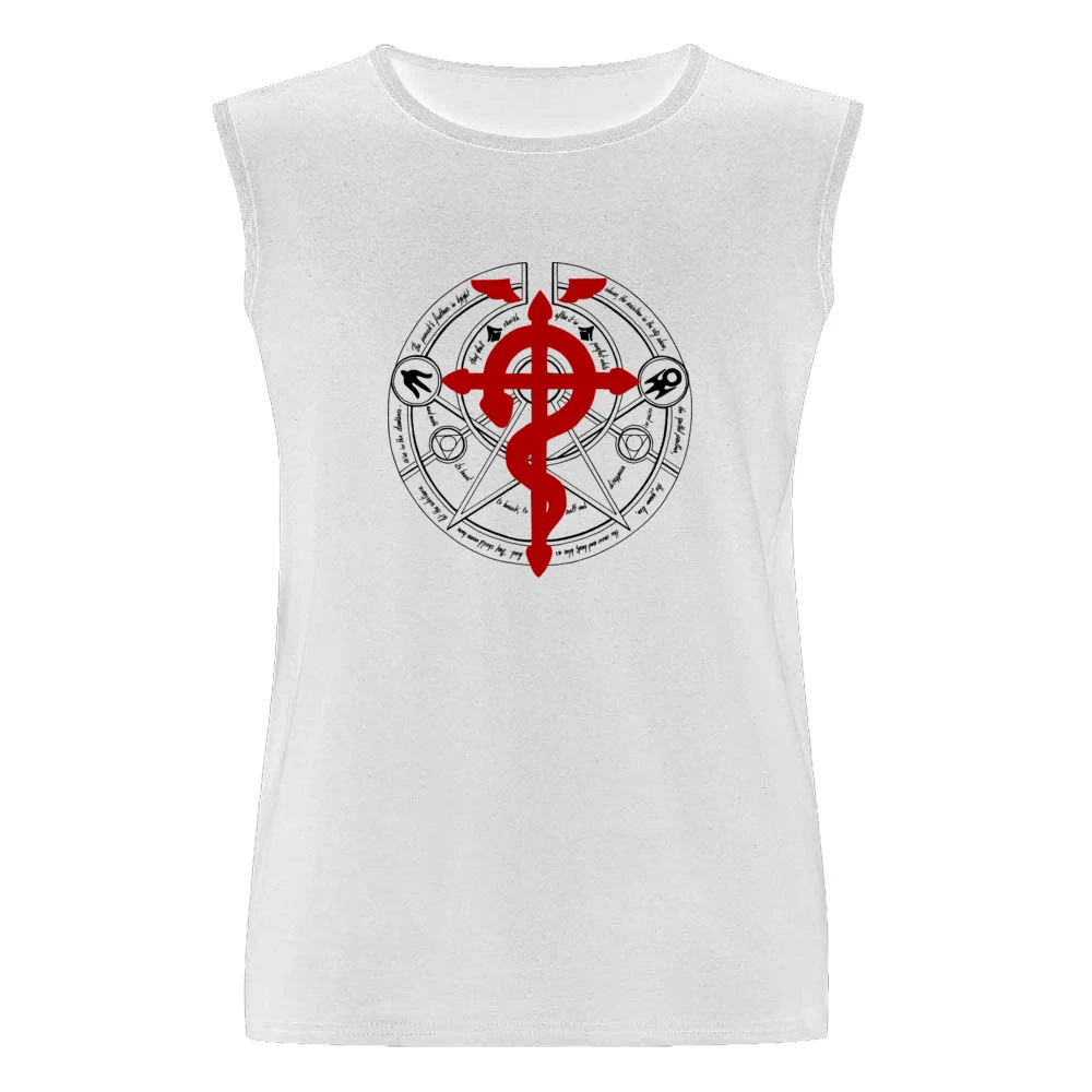 Transmutation circle alchemy Fullmetal Alchemist anime manga Men Sleeveless T-Shirt