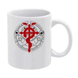 Transmutation circle alchemy Fullmetal Alchemist anime manga White Mug