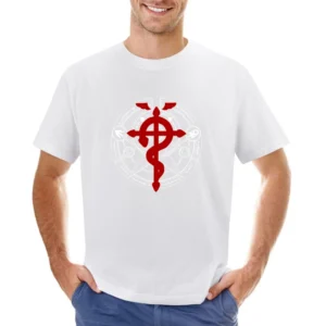 Transmutation circle fullmetal alchemist anime manga Asian Size Men T-Shirt