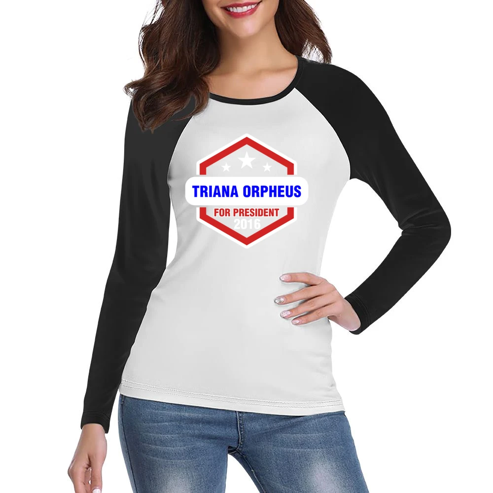 Triana Orpheus For President 2016 The Venture Bros TV Show Women Ladies Long Sleeve T-Shirt