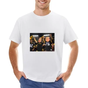Trump Hilary Steelers tshirt Asian Size Men T-Shirt