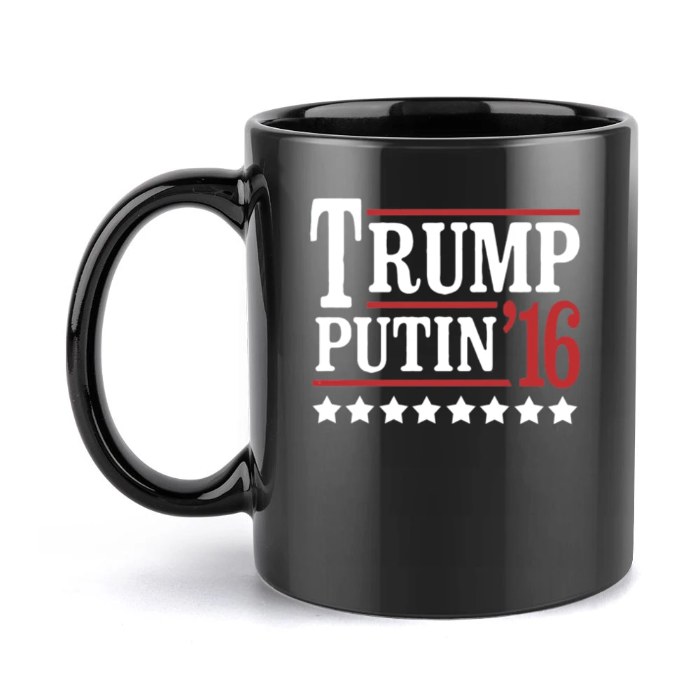 Trump Putin 2016 Ted Lieu Anti Donald Presidential Campaign Graphic Po Black Mug