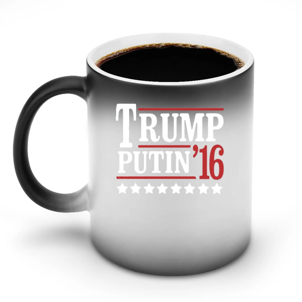 Trump Putin 2016 Ted Lieu Anti Donald Presidential Campaign Graphic Po Discoloration Mug