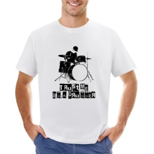 Trust Me I'm A Drummer Funny Music Asian Size Men T-Shirt