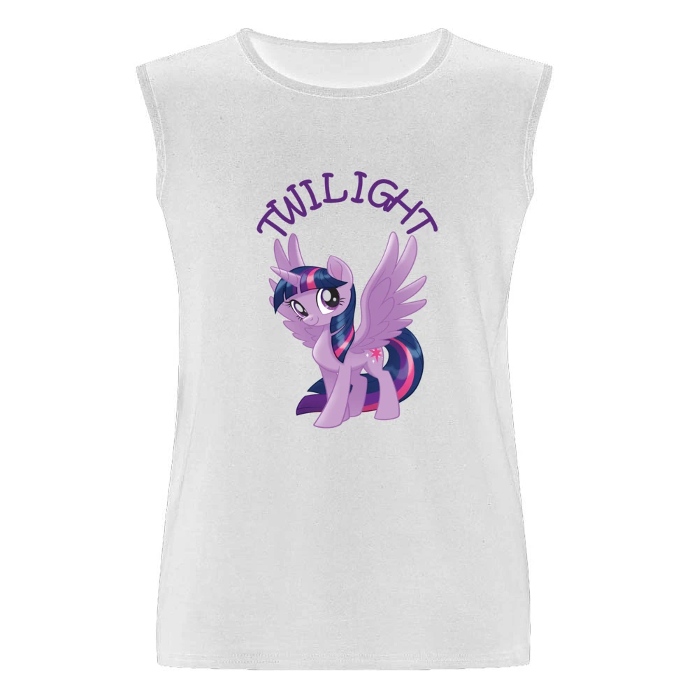 Twilight My Little Pony Men Sleeveless T-Shirt