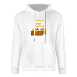 Two beer or not two beer funny home simpson European Size Men Hoodie