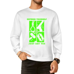 Type O Negative Express Yourself Just say Yes European Size Pullover Sweater