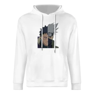 Uchiha Obito hatake Kakashi Sharingan eyes magenkyo kamui naruto anime European Size Men Hoodie