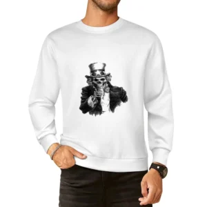 Uncle Skull European Size Pullover Sweater