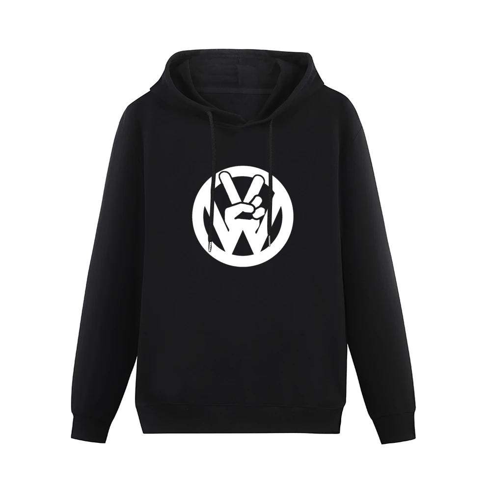 VW Peace Sign Fun Volkswagen Car Men Hoodie Without Pocket