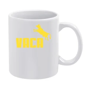 Vaca Funny White Mug