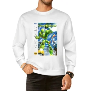 Vectorman Sega Genesis Old School Retro Video Game Fan Distressed T Sh European Size Pullover Sweater