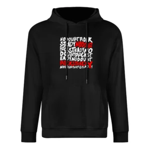 Vintage Band Tee No Doubt Rock Steady Graphic V Neck European Size Men Hoodie