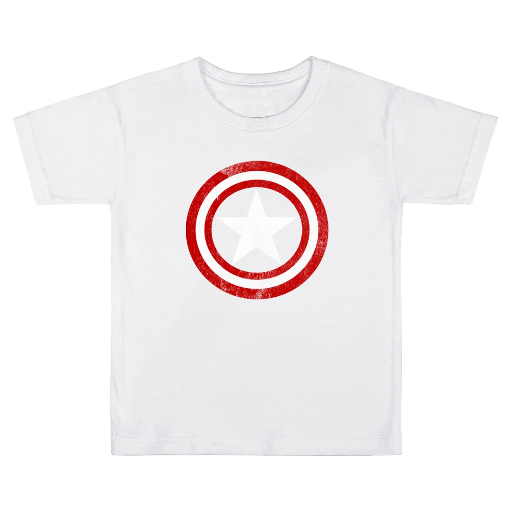 Vintage Captain America Graphic Tee Shirt Kids Boys Girls T-Shirt