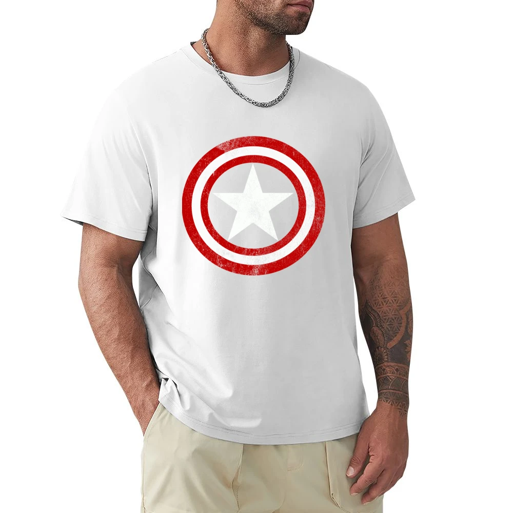 Vintage Captain America Graphic Tee Shirt Premium Men T-shirt