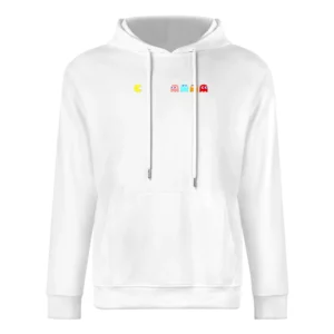 Vintage Pac Man Video Game Fun Graphic Tee Shirt European Size Men Hoodie