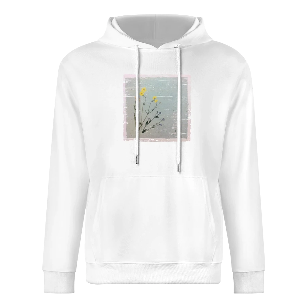 Virginia Astley From Gardens Where We Feel Secure Album Cover Distress European Size Men Hoodie