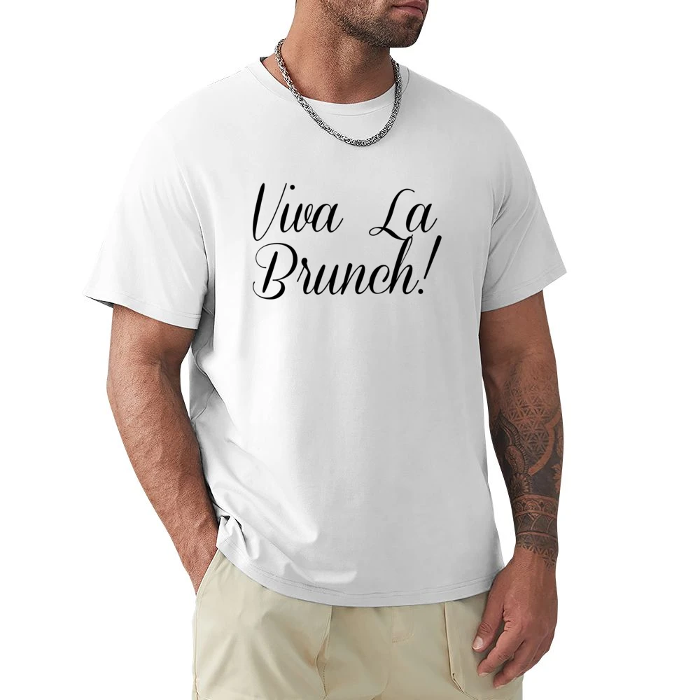 Viva La Brunch Fun Breakfast Lunch Food Graphic Premium Men T-shirt