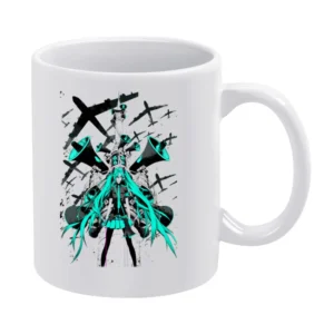 Vocaloid Music Style White Mug