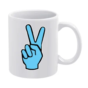 V's Up Villanova Champions Basketball March Madness Fan White Mug