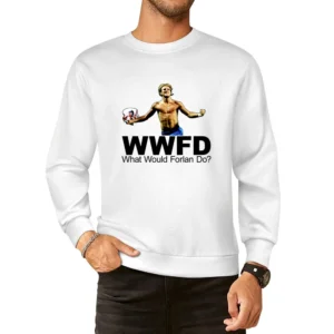 WWJD Diego Forlan Soccer European Size Pullover Sweater