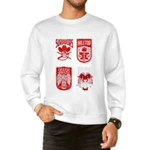 Walking Dead Logo Tshirt European Size Pullover Sweater