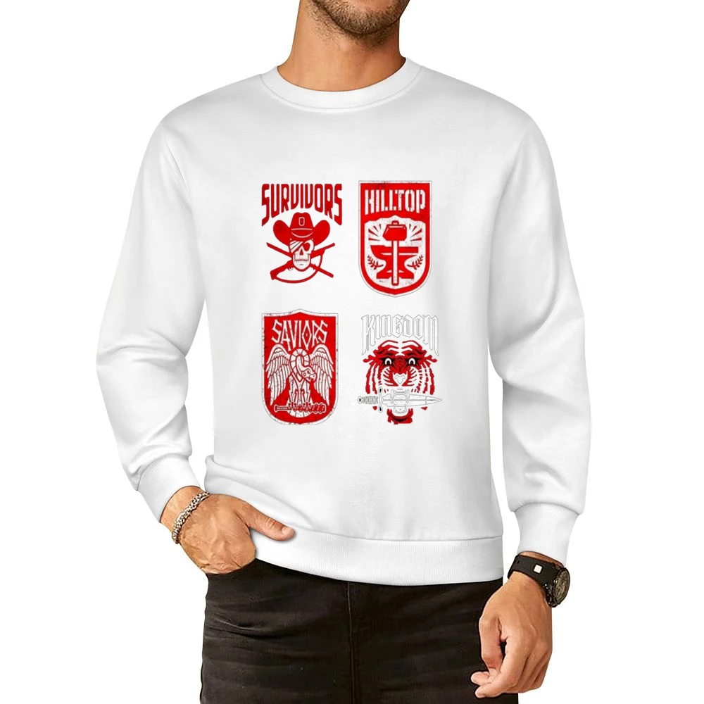 Walking Dead Logo Tshirt European Size Pullover Sweater