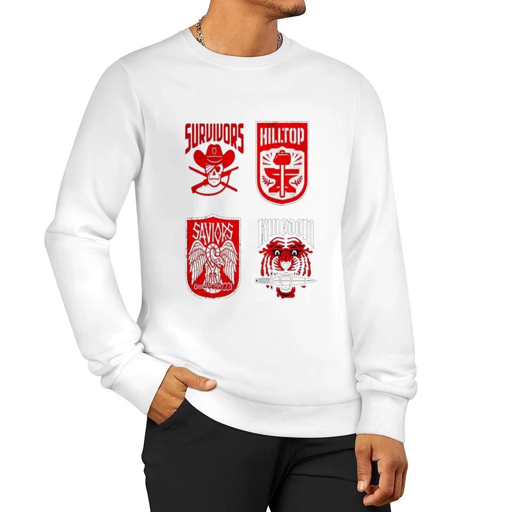 Walking Dead Logo Tshirt Men Pullover Sweatshirt