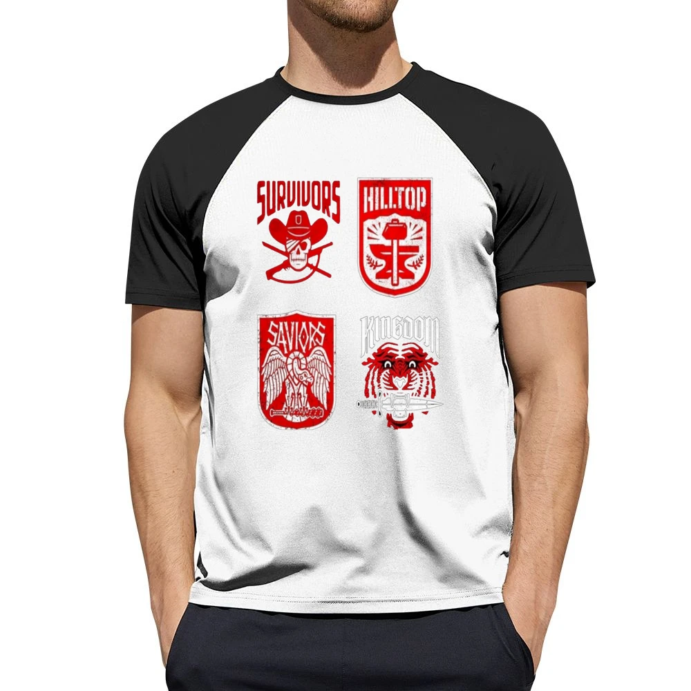 Walking Dead Logo Tshirt Men Short Sleeve T-Shirt